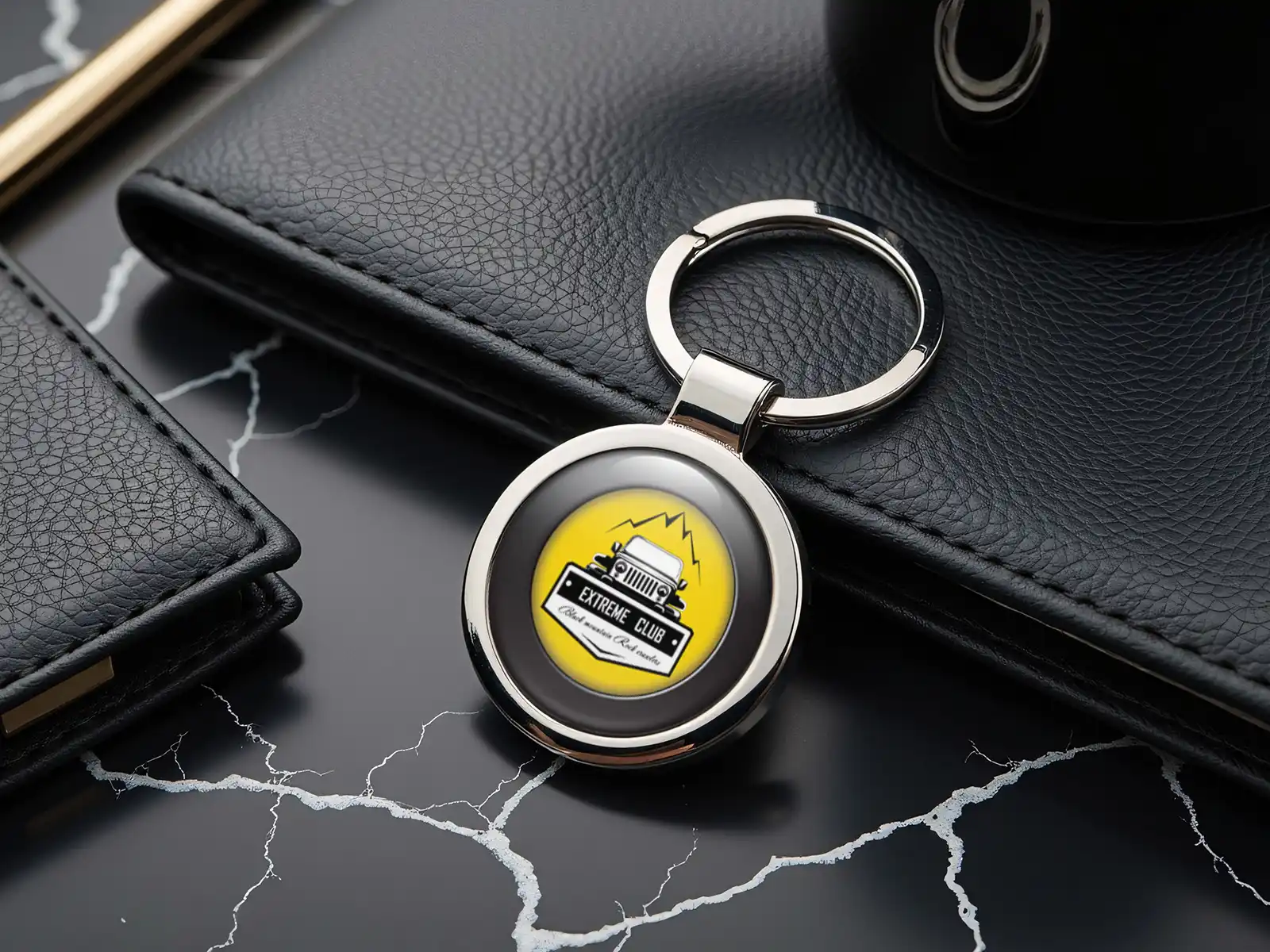 Personalized Key Holder Metal Custom Logo Style